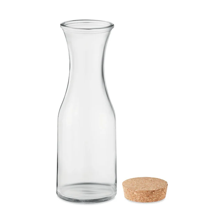 Carafă din sticlă reciclată cu capac din plută Picca