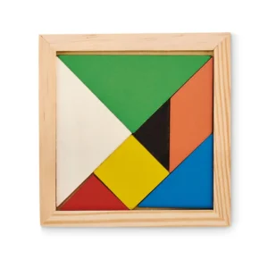 Puzzle Tangram în lemn