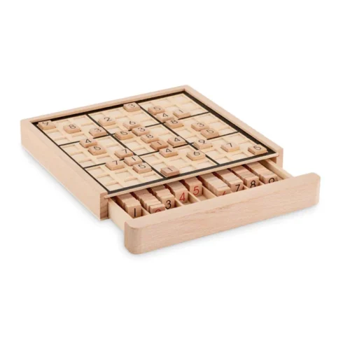 Joc de masă sudoku din lemn