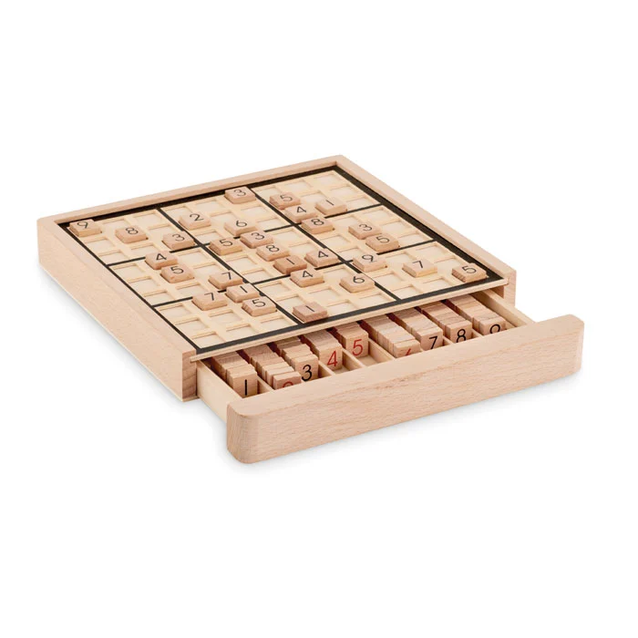 Joc de masă sudoku din lemn