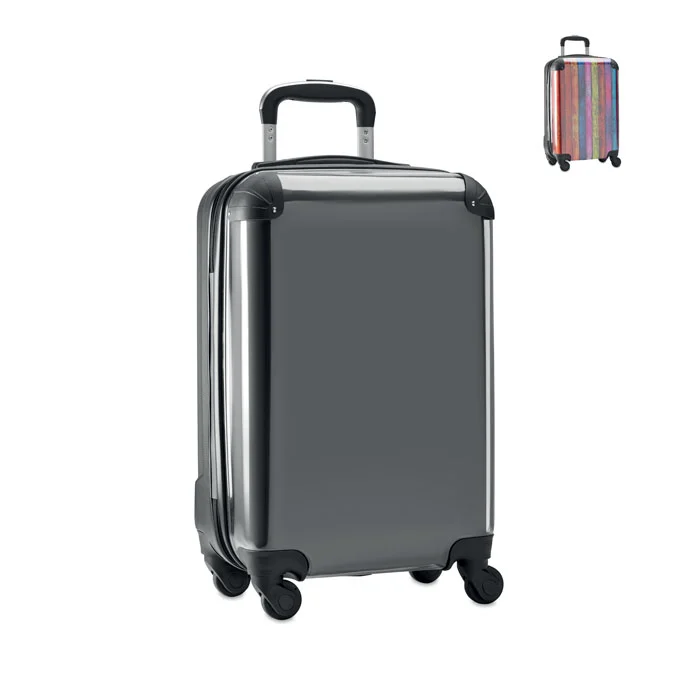 Trolley ABS cu insert foto Pickme