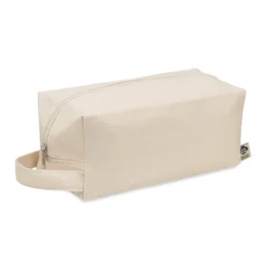 Geantă pentru cosmetice cu fermoar, din pânză canvas 220 gr/m² Bia