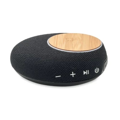 Boxă wireless 5.1 în carcasă ABS și bambus în partea superioară Flare