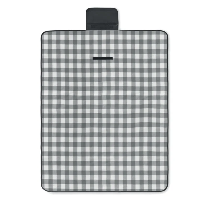 Pătură de picnic pliabilă RPET 150 gr/m² din fleece polar cu revers din PEVA Caly
