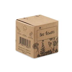 Kit de cultivare a semințelor in bombă, prezentat în cutie de carton Bombi Ii
