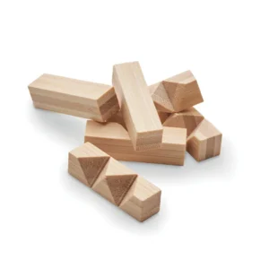 Puzzle din bambus brainteaser în formă de stea Cubenats