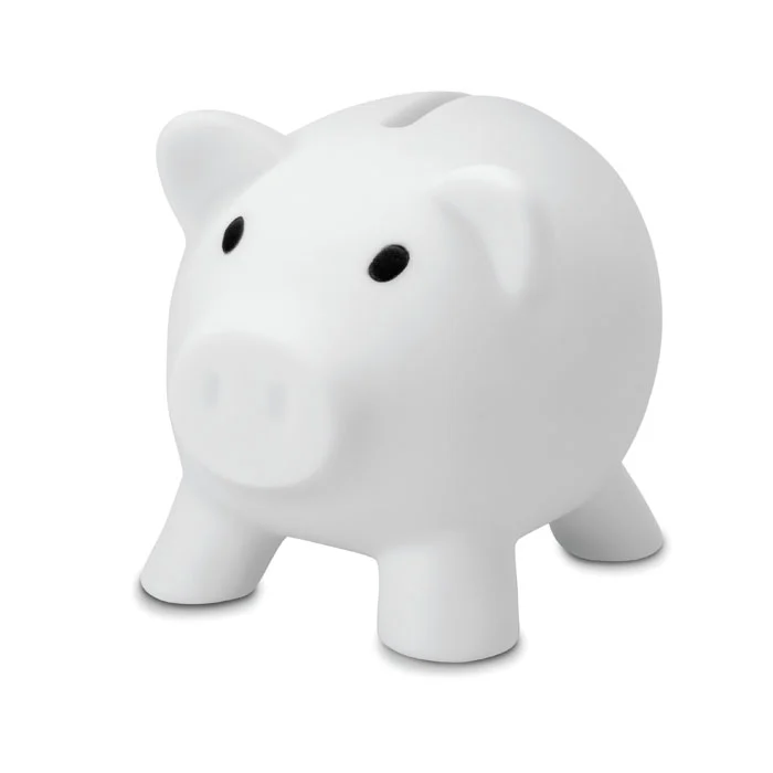 Pușculiță în formă de porcușor din PVC cu capac din ABS Softco