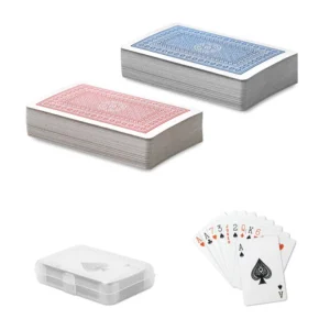 Set 54 cărţi de joc clasice, ambalat în cutie din plastic Aruba
