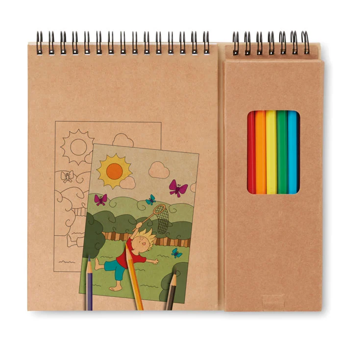 Set de desenat cu carnet Colopad