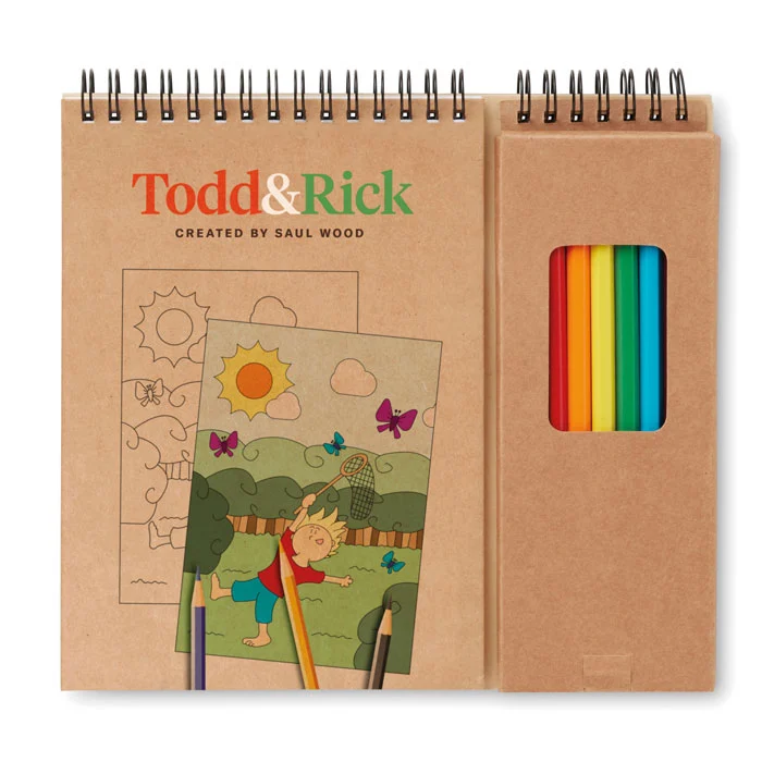 Set de desenat cu carnet Colopad