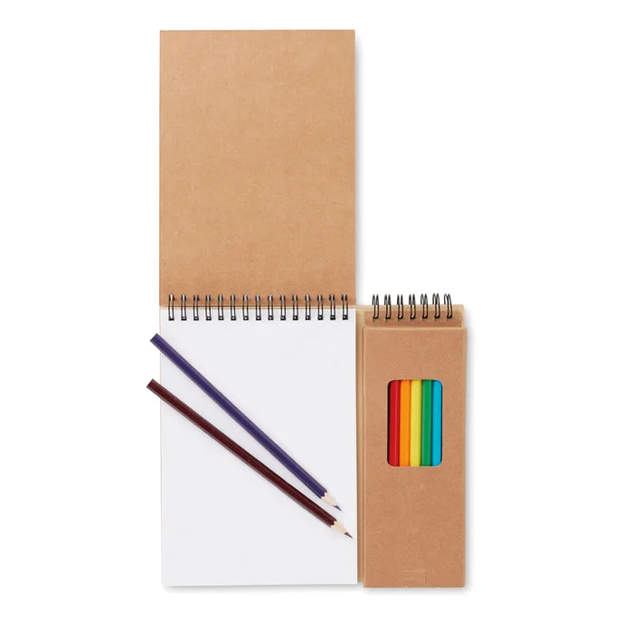 Set de desenat cu carnet Colopad