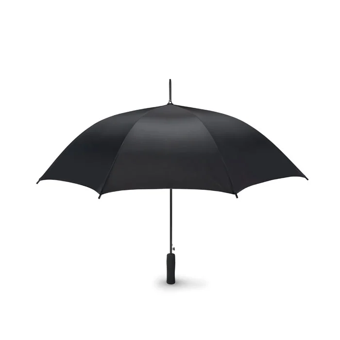 Umbrelă automată, 23 inchi, pongee 190T, ax și spițe negre metalice Small Swansea