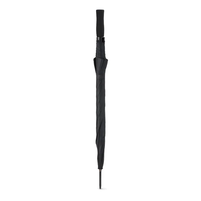 Umbrelă automată, 23 inchi, pongee 190T, ax și spițe negre metalice Small Swansea
