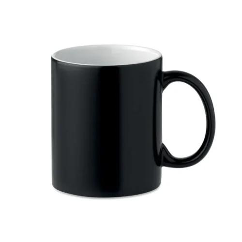 Cană ceramică de 300 ml cu finisare specială pentru personalizare prin Sublidark