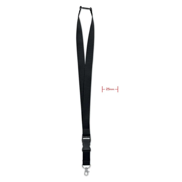 Lanyard cu cârlig metalic, buclă detașabilă și siguranță Wide Lany