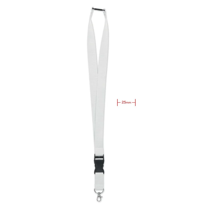 Lanyard cu cârlig metalic, buclă detașabilă și siguranță Wide Lany