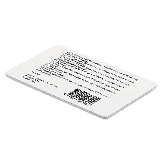 Card pentru blocare RFID Blocking