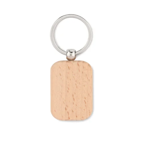 Breloc dreptunghiular din lemn Poty Wood