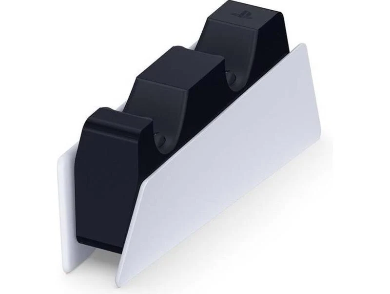 nod-000000000009374107-68d0acb441e0c76e Sony DualSense charging station. Gaming platforms supported: PlayStation 5, Product type: Charging stand, Product colour: Black, White. Quantity per pack: 1 pc(s), Package type: Box