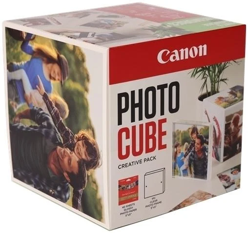 CANON PP-201 13x13CM PHOTO CUBE WH/BL, 40 coli, 1 x rama foto