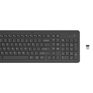Kit wireless tastatura si mouse HP 330, taste numerice, negru