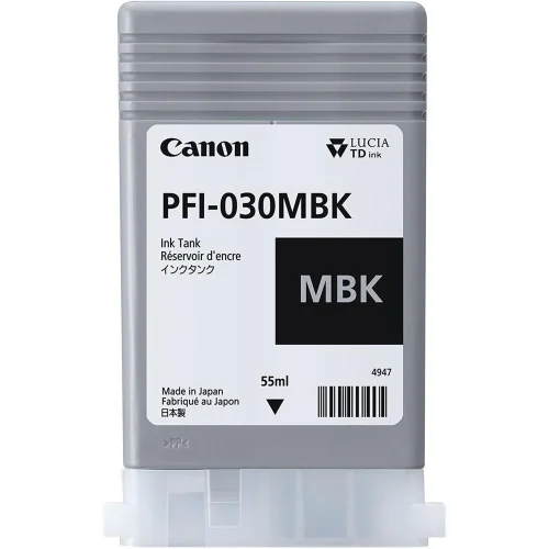Cartus CANON PFI-030 MBK, Matte Black Cartus CANON PFI-030 MBK, Matte Black