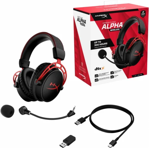 Casti Gaming Head-band HyperX Cloud Alpha Wireless, Wireless, Negru
