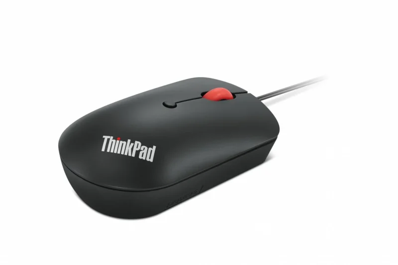 Mouse LENOVO ThinkPad USB-C Wired Compact Mouse, 2400 dpi, Negru