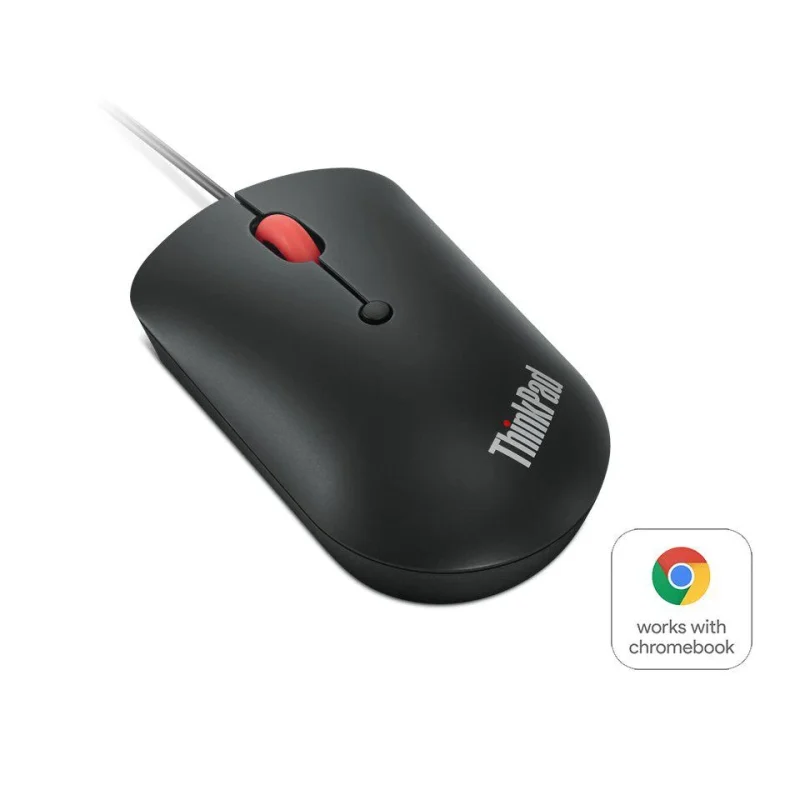 Mouse LENOVO ThinkPad USB-C Wired Compact Mouse, 2400 dpi, Negru