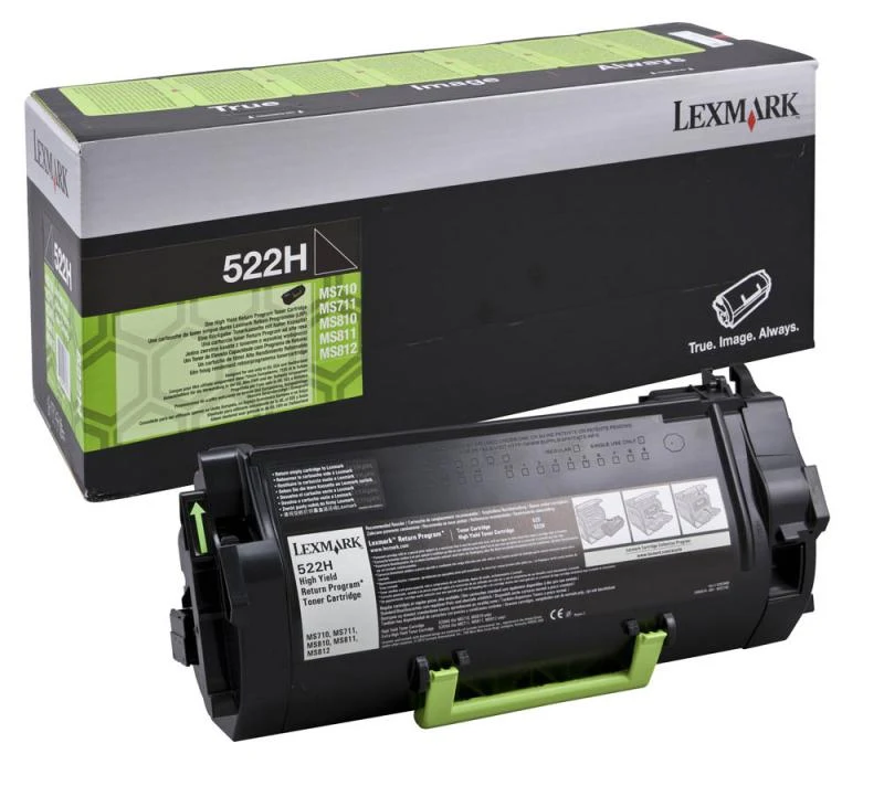 nod-52D2H00-bbe3791c64054716 Toner Lexmark 52D2H00 Toner Lexmark 522h, Black