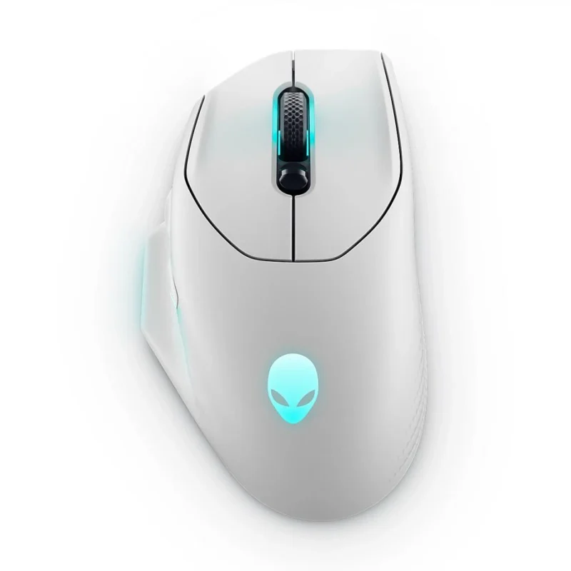 Mouse Gaming Wireless DELL AW620M, 26000 dpi, Lunar Light