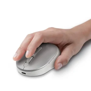 Mouse Wireless Dell MS7421W, 1600 dpi, Argintiu
