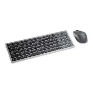 Kit Wireless tastatura si mouse Dell KM7120W, taste numerice, gri