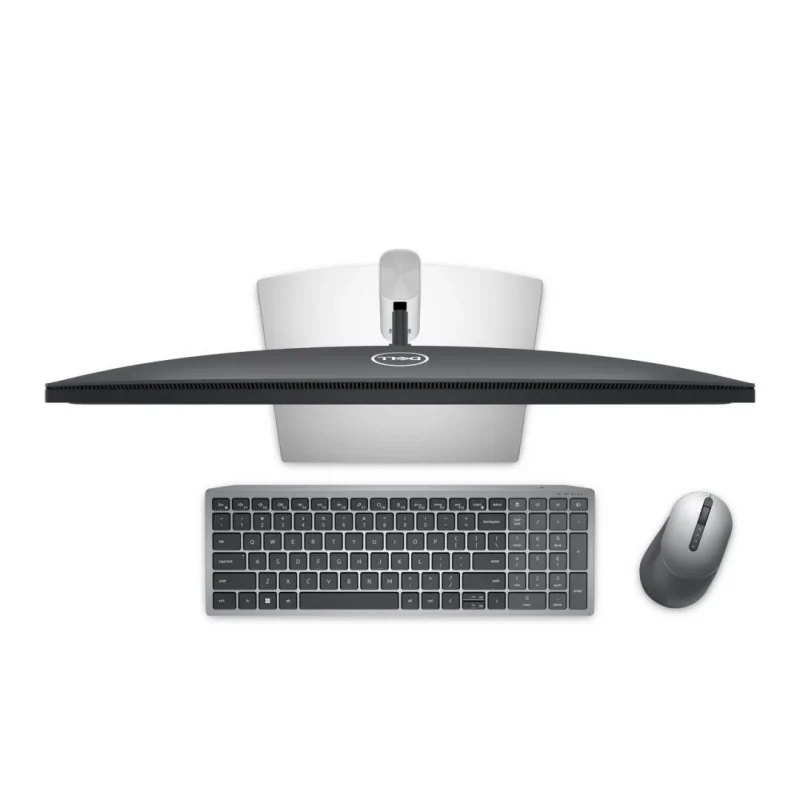 Kit Wireless tastatura si mouse Dell KM7120W, taste numerice, gri