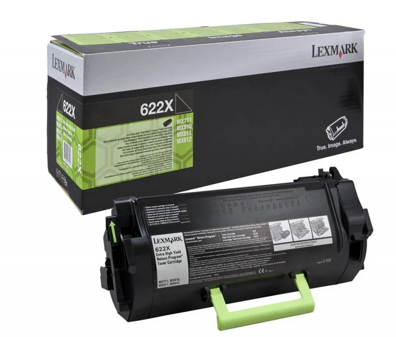 Toner Lexmark 62D2X00 Toner Lexmark 622x, Black