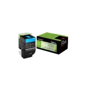 Toner Lexmark 70C20CE Toner Lexmark 702ce, Cyan
