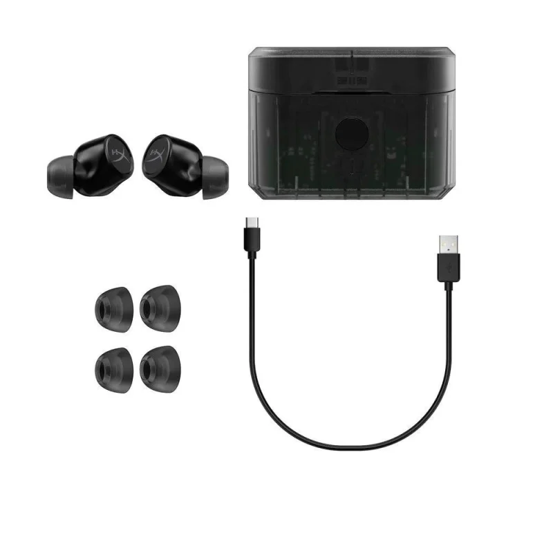 Casti In-ear HyperX Cirro Buds Pro, Wireless, noise-canceling, Negru