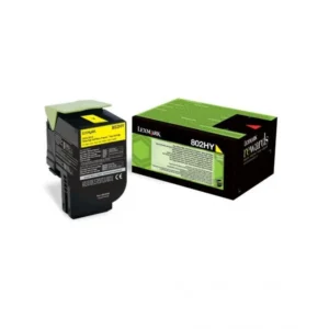 Toner Lexmark 80C2HY0 Toner Lexmark 802hy, Yellow