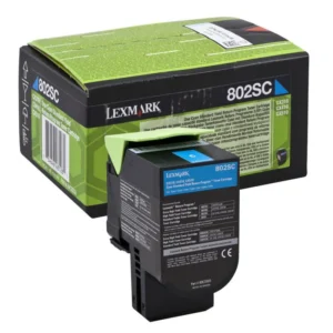 Toner Lexmark 80C2SC0 Toner Lexmark 80c2sc0, Cyan