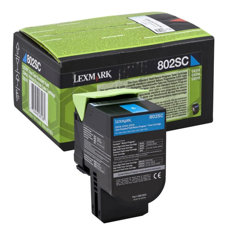 nod-80C2SC0-2f3a7c9a07affe89 Toner Lexmark 80C2SC0 Toner Lexmark 80c2sc0, Cyan