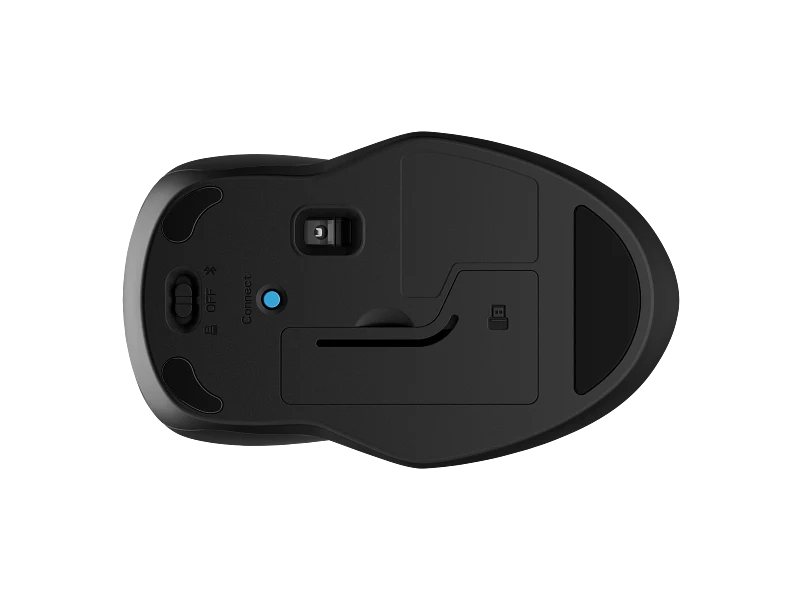 Mouse Wireless HP 255 Dual Wireless Mouse, 1600 dpi, Negru