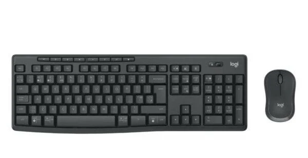 Kit wireless tastatura si mouse Logitech MK370 Combo for Business, taste numerice, negru