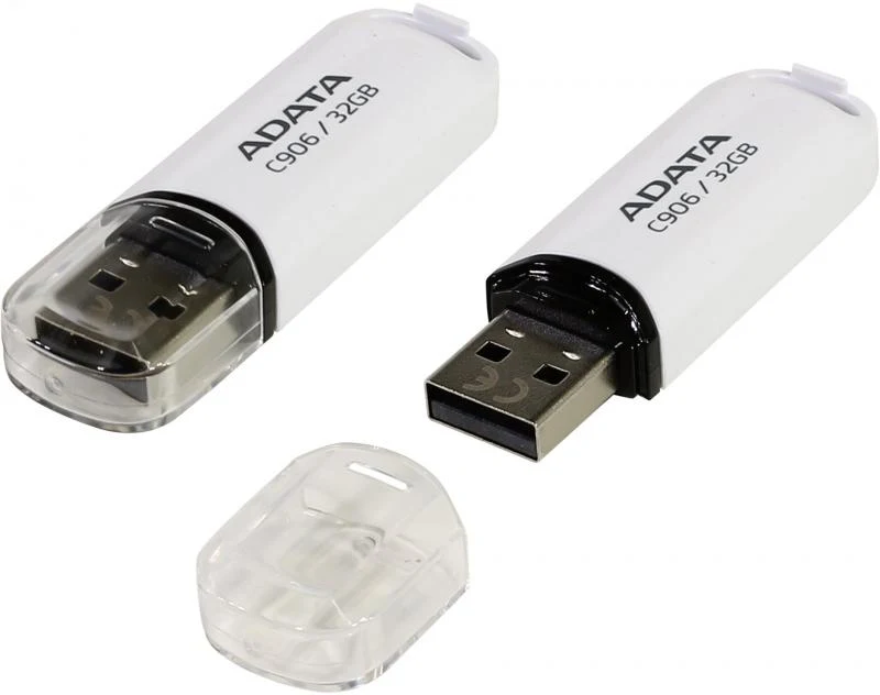 Memorie USB Flash Drive Adata C906 Memorie USB Adata C906 32 Gb, USB 2.0, Alb