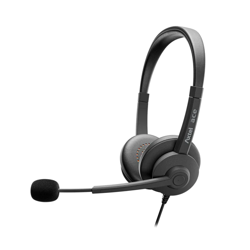 Casti Head-band Axtel AXH-ACEUCD, Wired, Negru