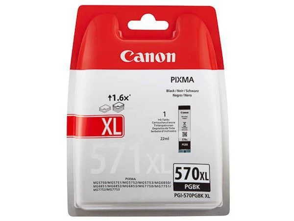 Cartus Canon Pgi-570pgbk Xl, Black