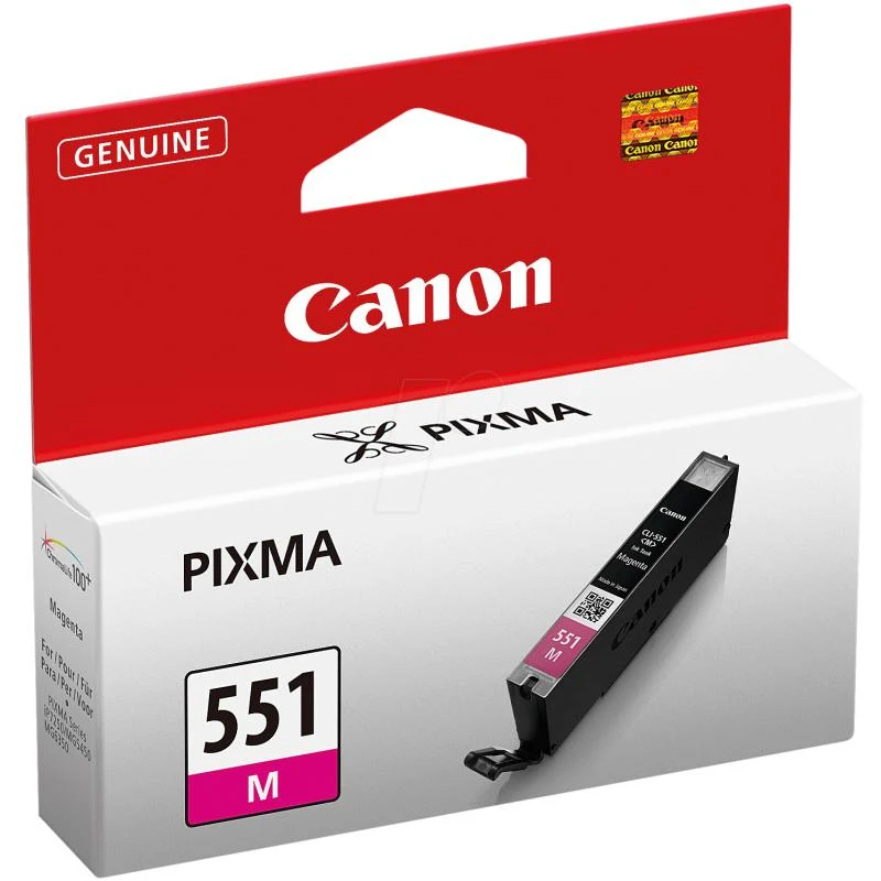 Cartus Canon CLI-551M, Magenta Cartus Canon CLI-551M, Magenta