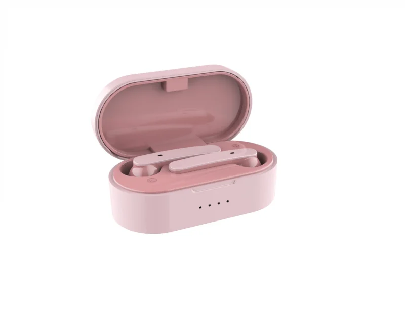 Casti Akai BTE-J10P wireless, bluetooth 5.0, 5V, roz Casti Akai BTE-J10P wireless, bluetooth 5.0, 5V, roz