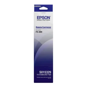 Ribbon Epson S015329 Ribbon Epson S015329, Negru, Pentru Epson FX-890