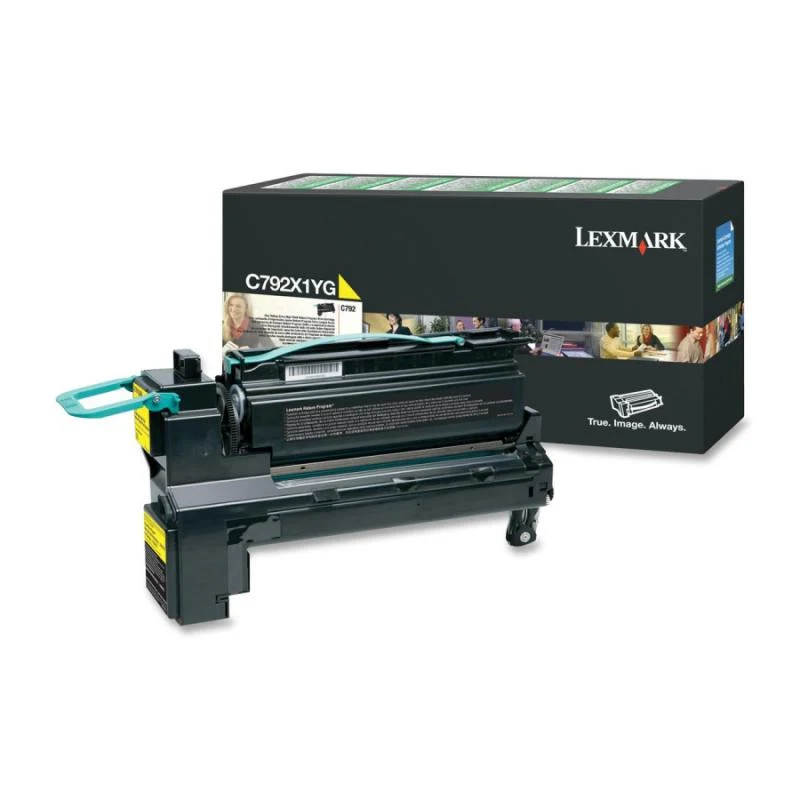 Toner Lexmark C792X1YG Toner Lexmark C792x1yg, Yellow