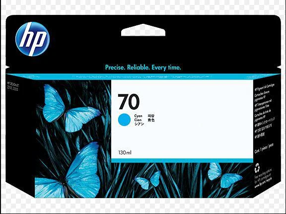 Cartus cerneala HP 70 DESIGNJET cyan C9452 A